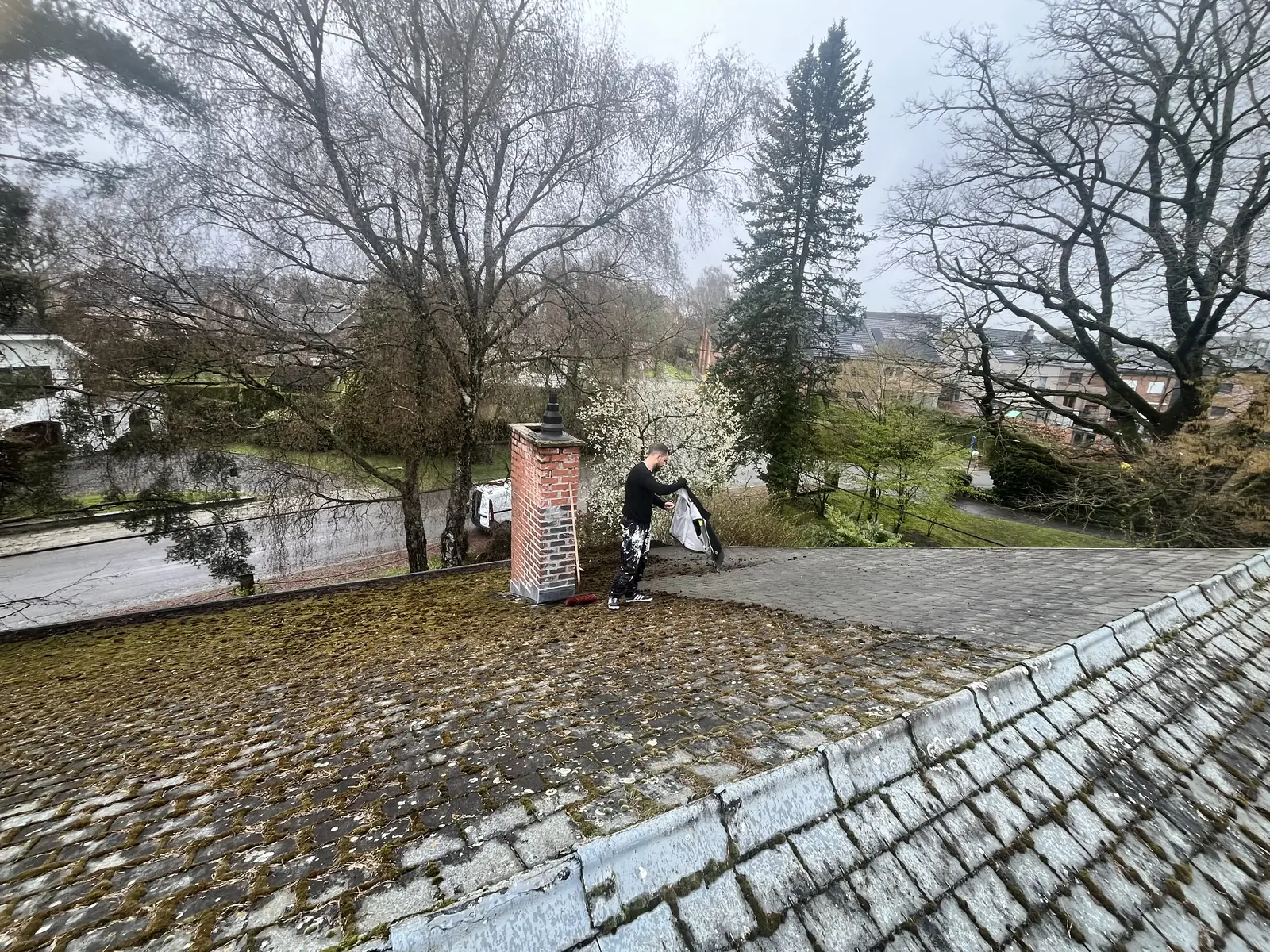 Démoussage et traitement de toiture — Richard Toitures, couvreur à Saint-Avertin